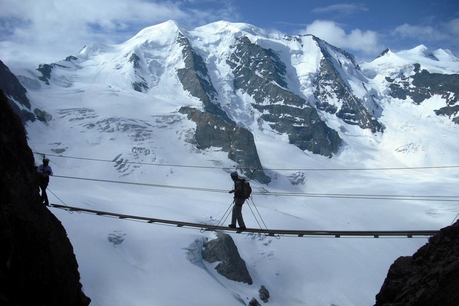 il panoramico ponte a fune