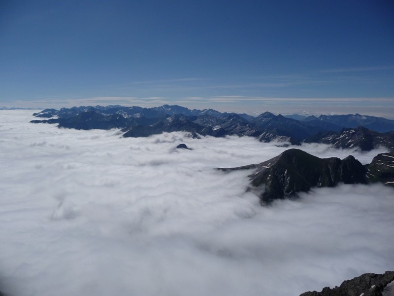 La mer de nuage sur Piau