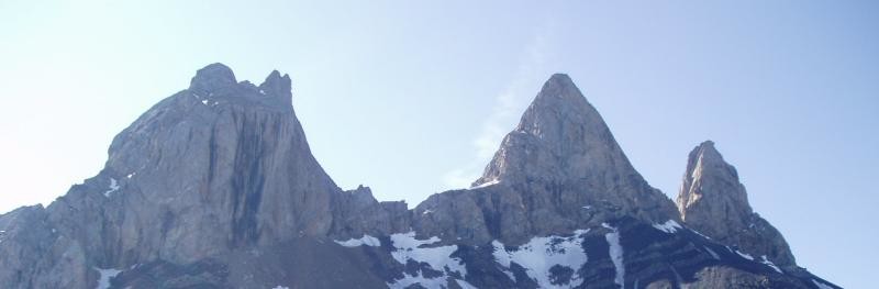 Aiguilles d'Arves Face Ouest le 5 juillet 2009