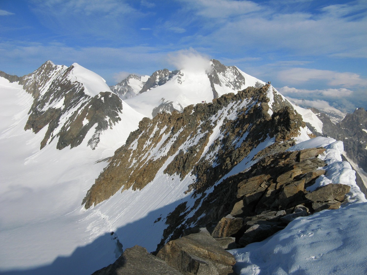 Piz Palü: arête rocheuse