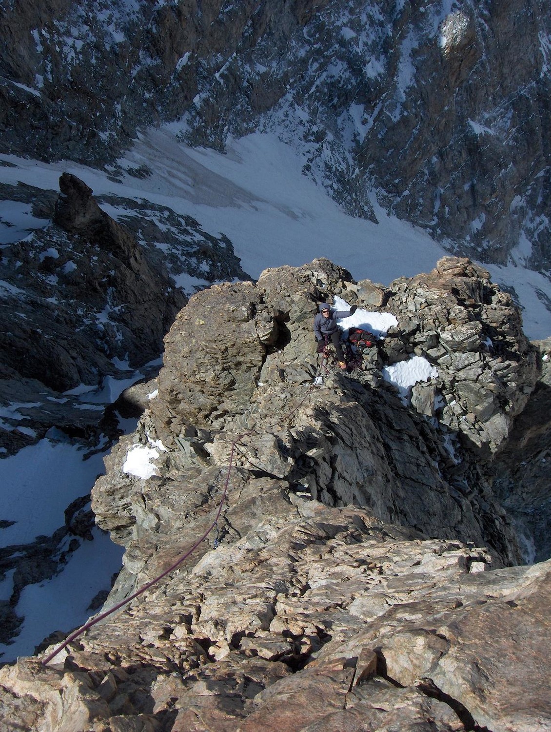 Arête au soleil dominant Bonnepierre
