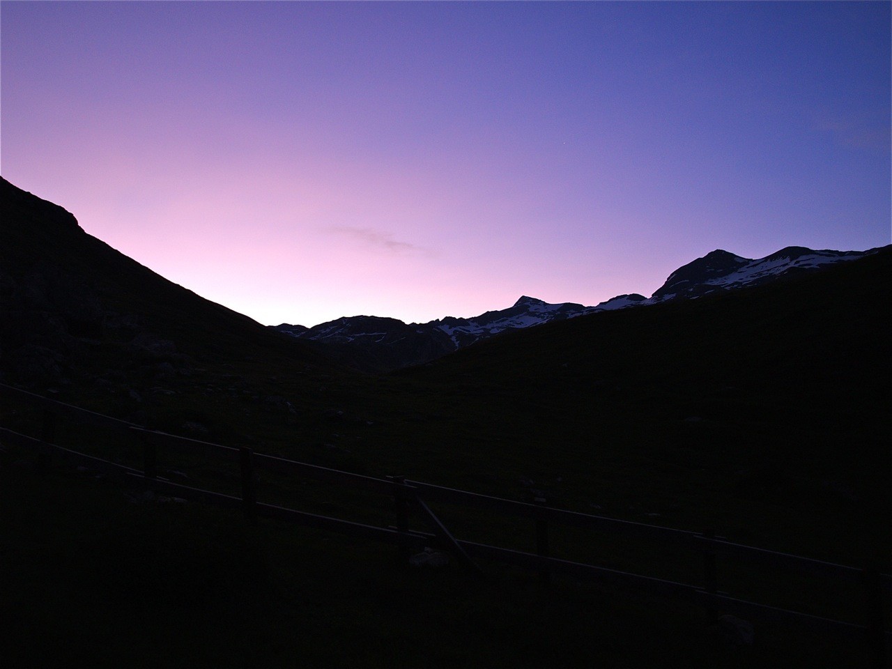 levé de soleil sur la pointe de Méan-Martin