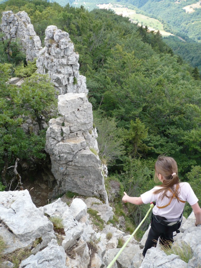 Fin de la descente