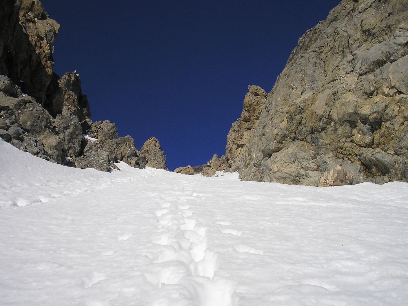 Dans le Couloir avant la traversée.