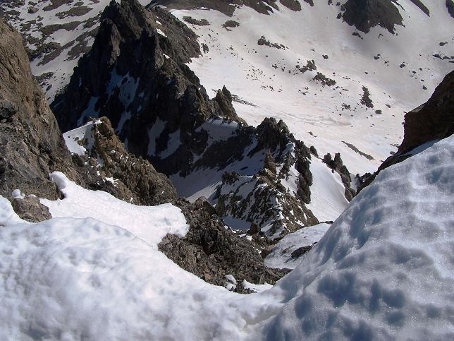 Voie de descente.