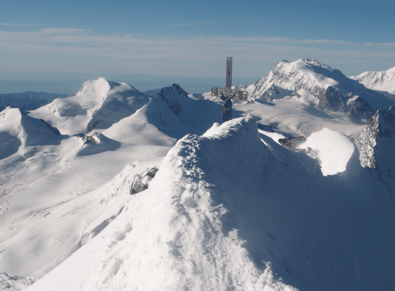 le sommet...3eme + plus ht des Alpes