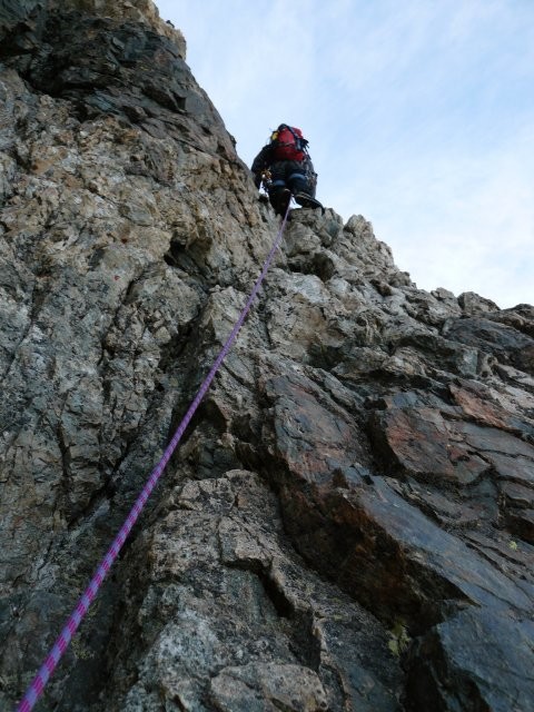 Traversée des Ecrins - Quelques part dans les 200 premiers mètres