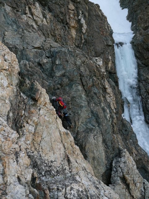 Traversée des Ecrins - couloir Champeaux