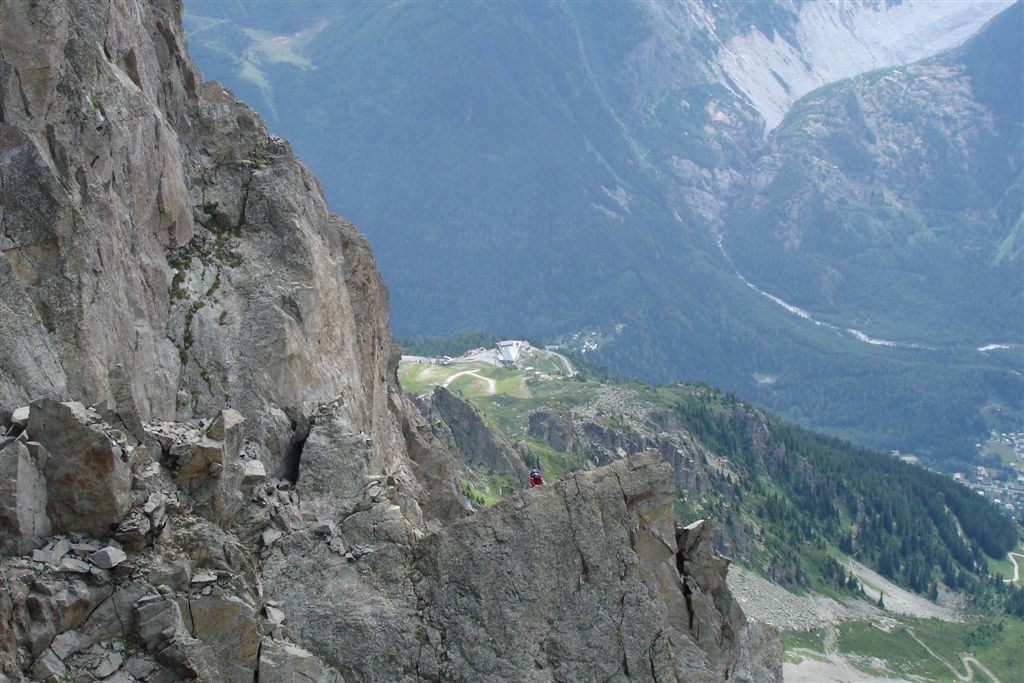 Le Rasoir (arête SSE) depuis R7