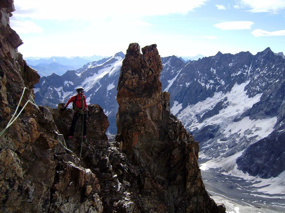 La brèche qu'il faut passer avant le Bourcet et à la descente