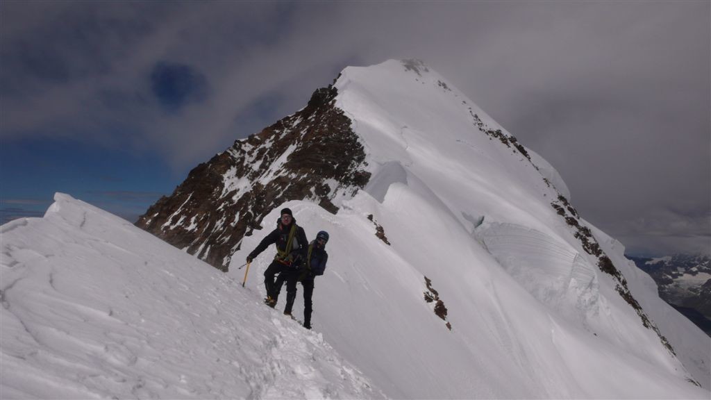 Liskamm E, fin de l'arête