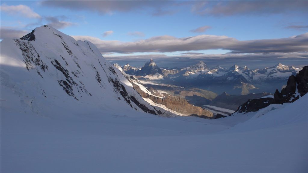 Descente sur le Grenzgletscher