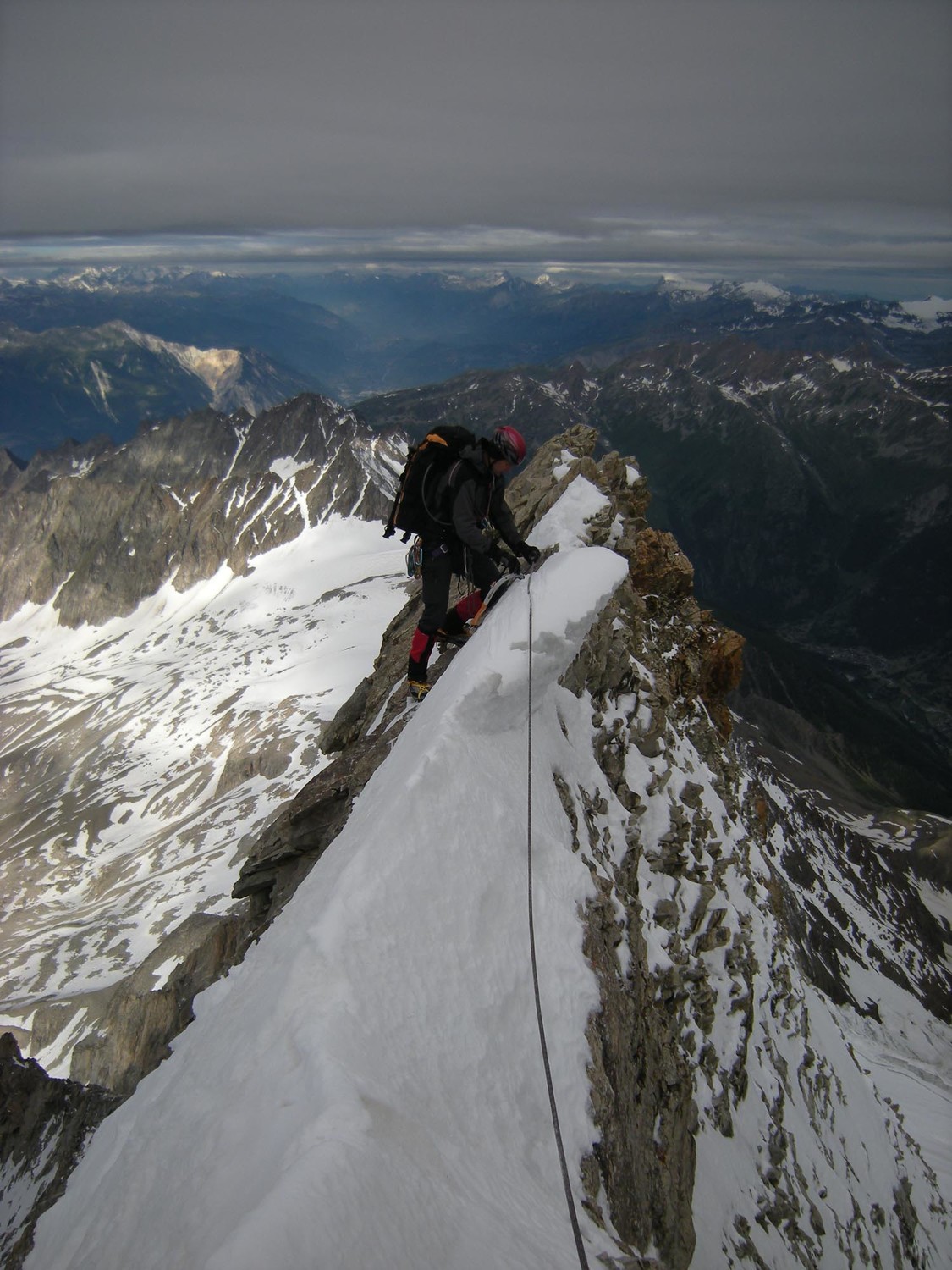 Bietschhorn. Arête W.
