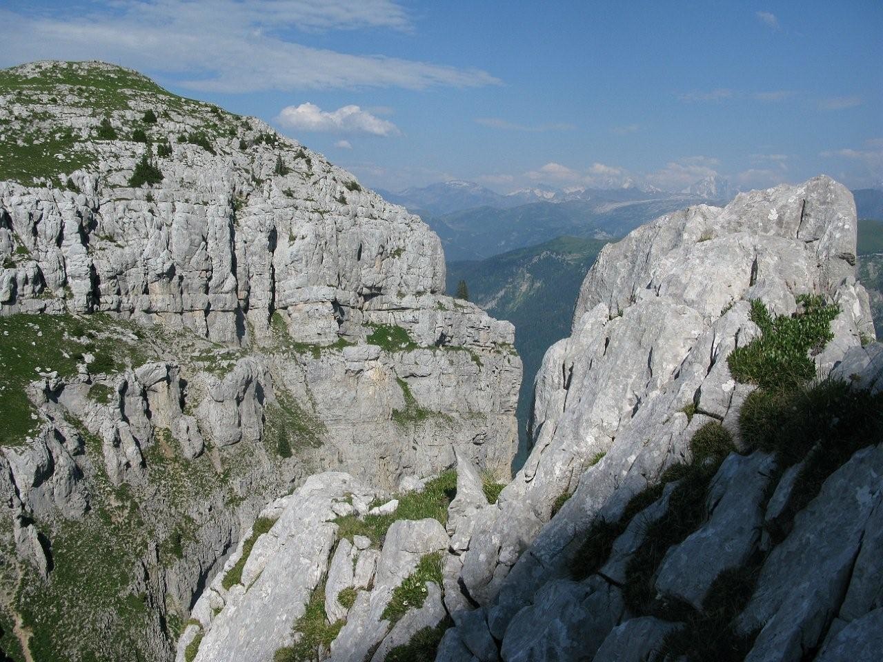 Petit Bargy avant de descendre au col de l'Encrenaz