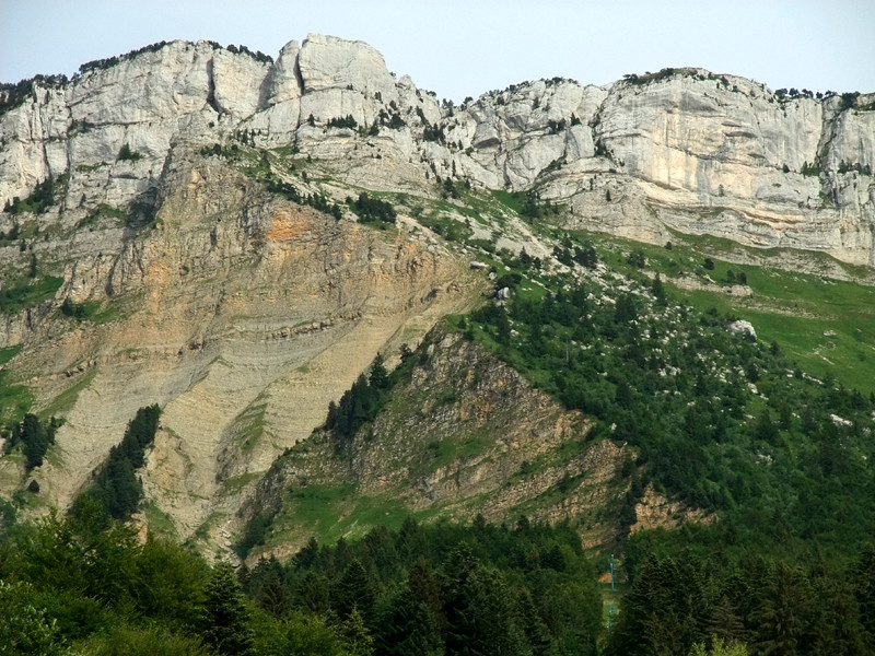 Sommet du Mt Margeriaz vu du col de Plainpalais