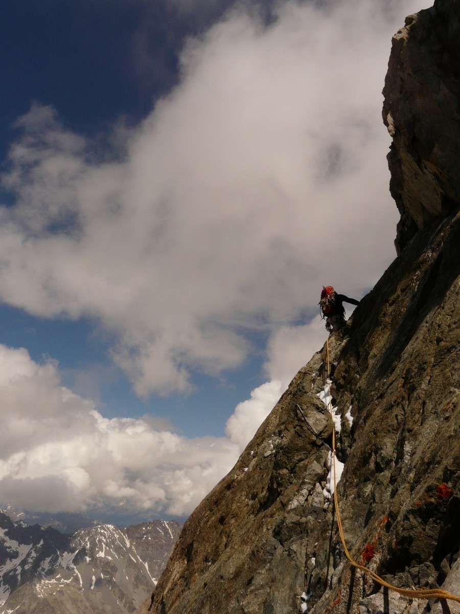 Coste Rouge - dans le ressaut final