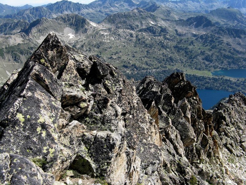 Vue sur l'arête