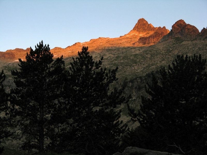 Le Ramougn depuis le bivouac d'Aubert