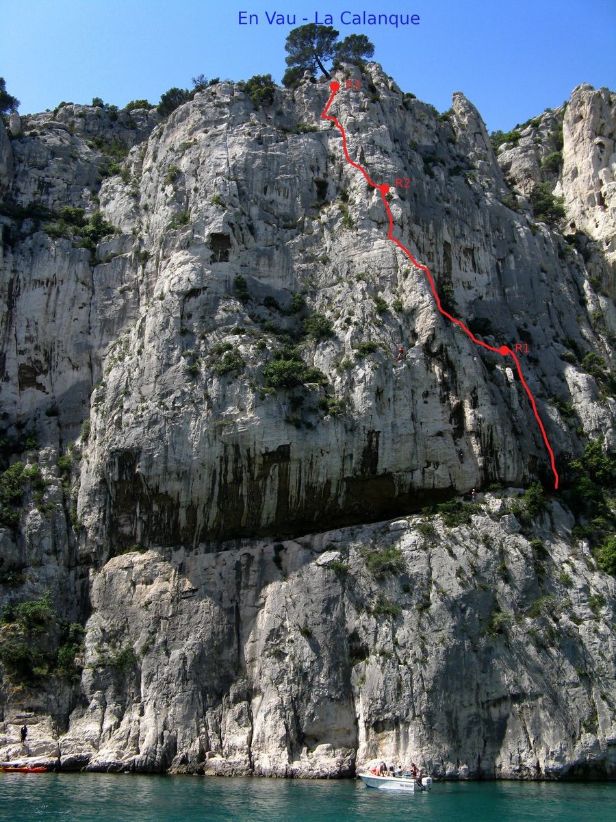 Topo de la Calanque