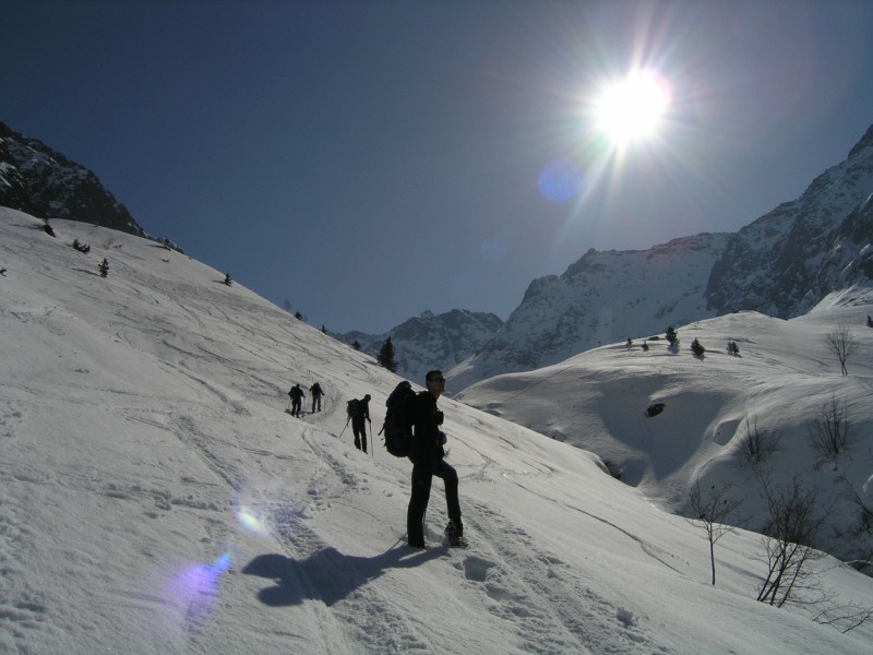 Montée au refuge de Combe Madame