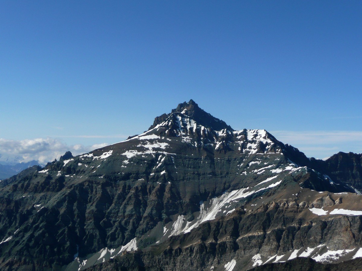 Grivola, vue du Bivacco Sberna