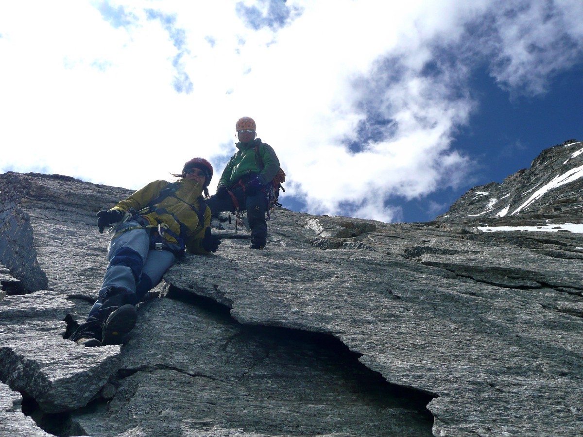 Herbetet : descente de la Voie Normale NNE