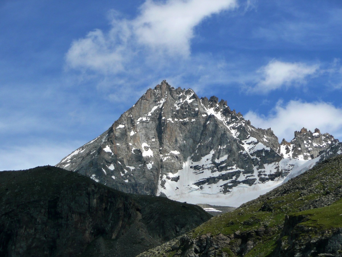 Herbetet (3778m), vu de l'alpage de Levionaz