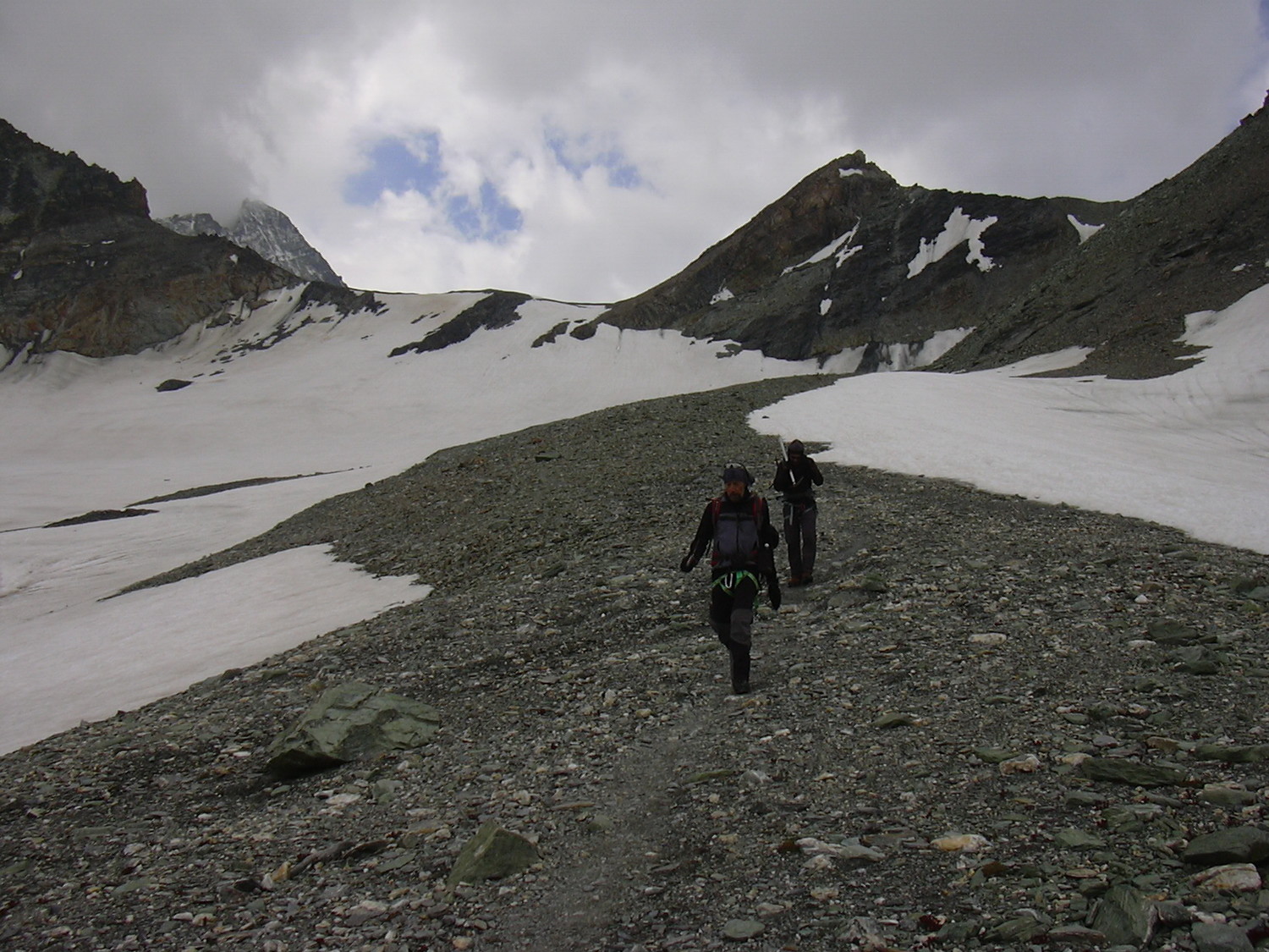 la descente du col cheilon