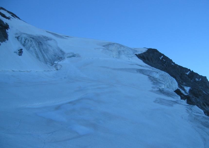 Gl du Geay- vue du col des Roche