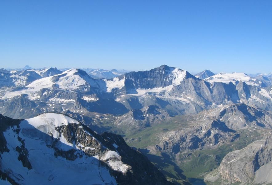 Gde Motte - Gde Casse- vue du sommet du mt. Pourri