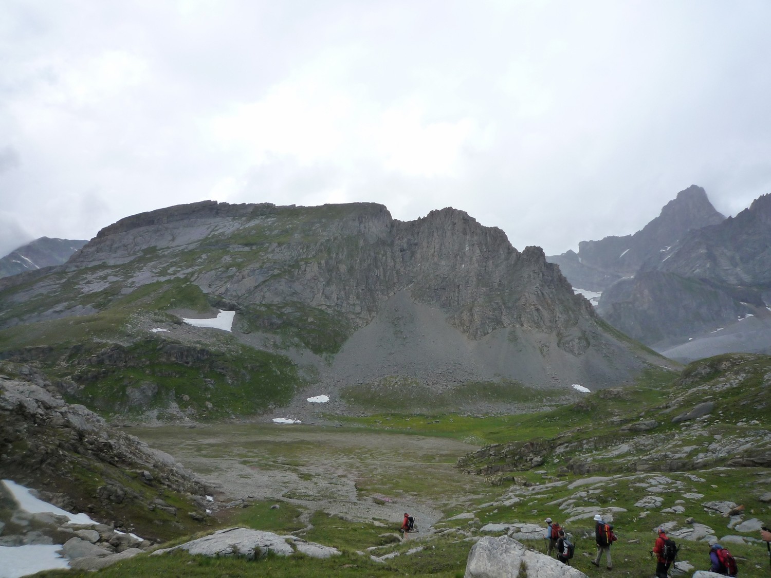 Aiguille de la Vanoise - profil complet face sud