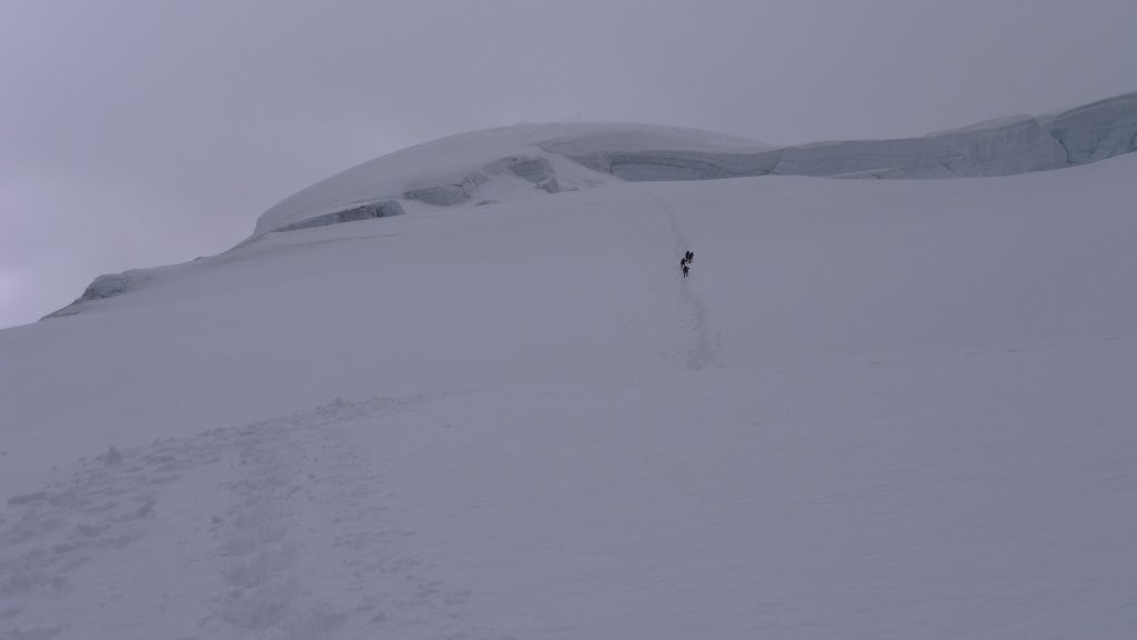 La passage des séracs sur le glacier
