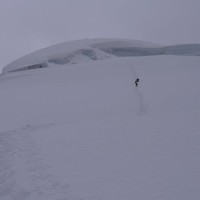 La passage des séracs sur le glacier