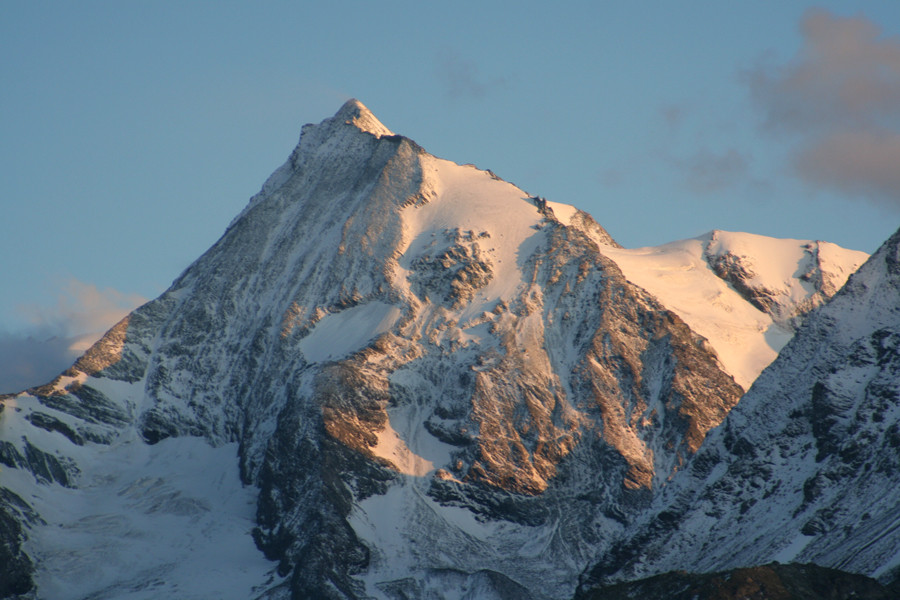 Mont Pourri et Face Nord du Mont Turia après le petit épisode neigeux
