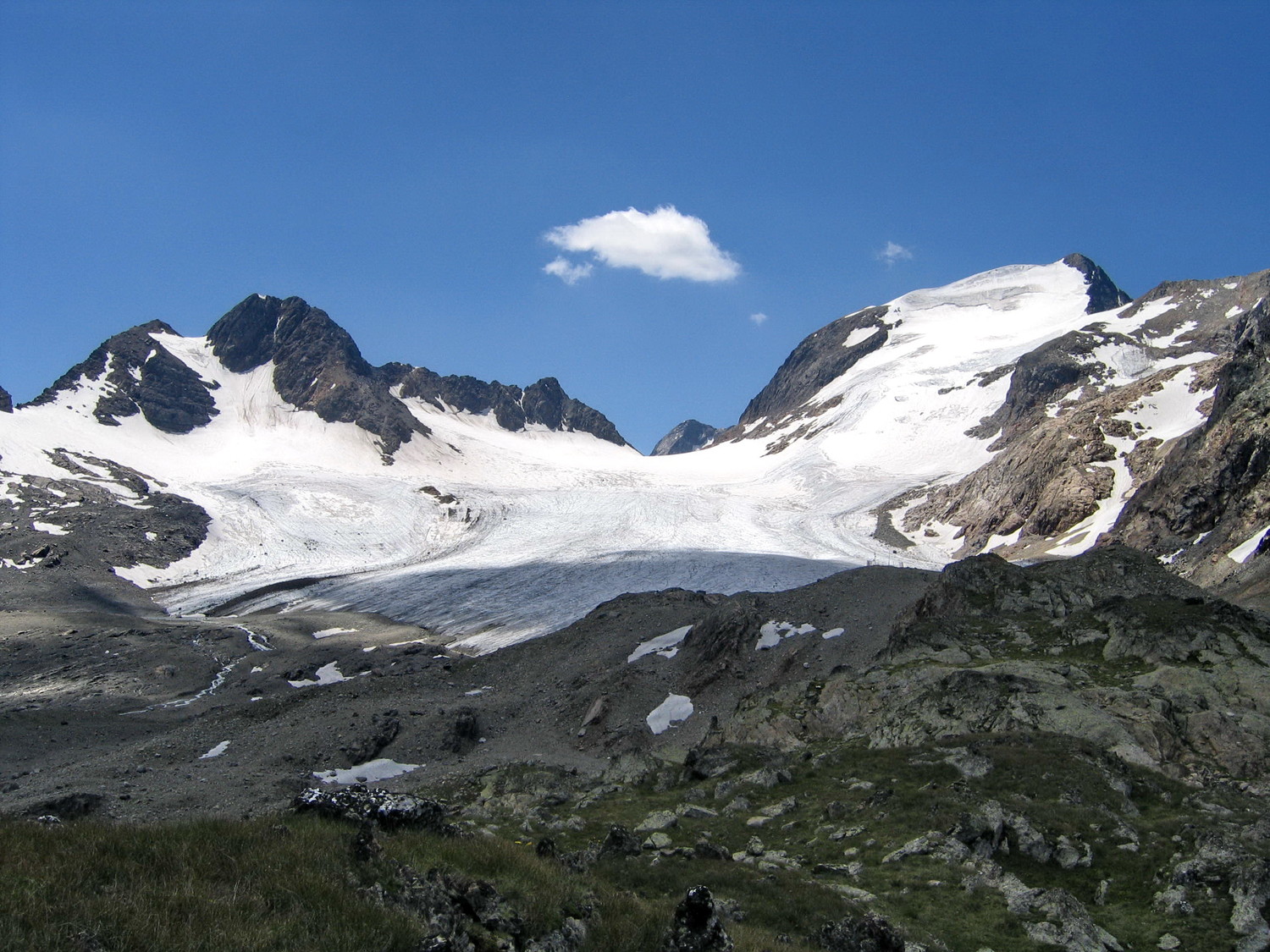 le col des quirlies, du sommet 2705m