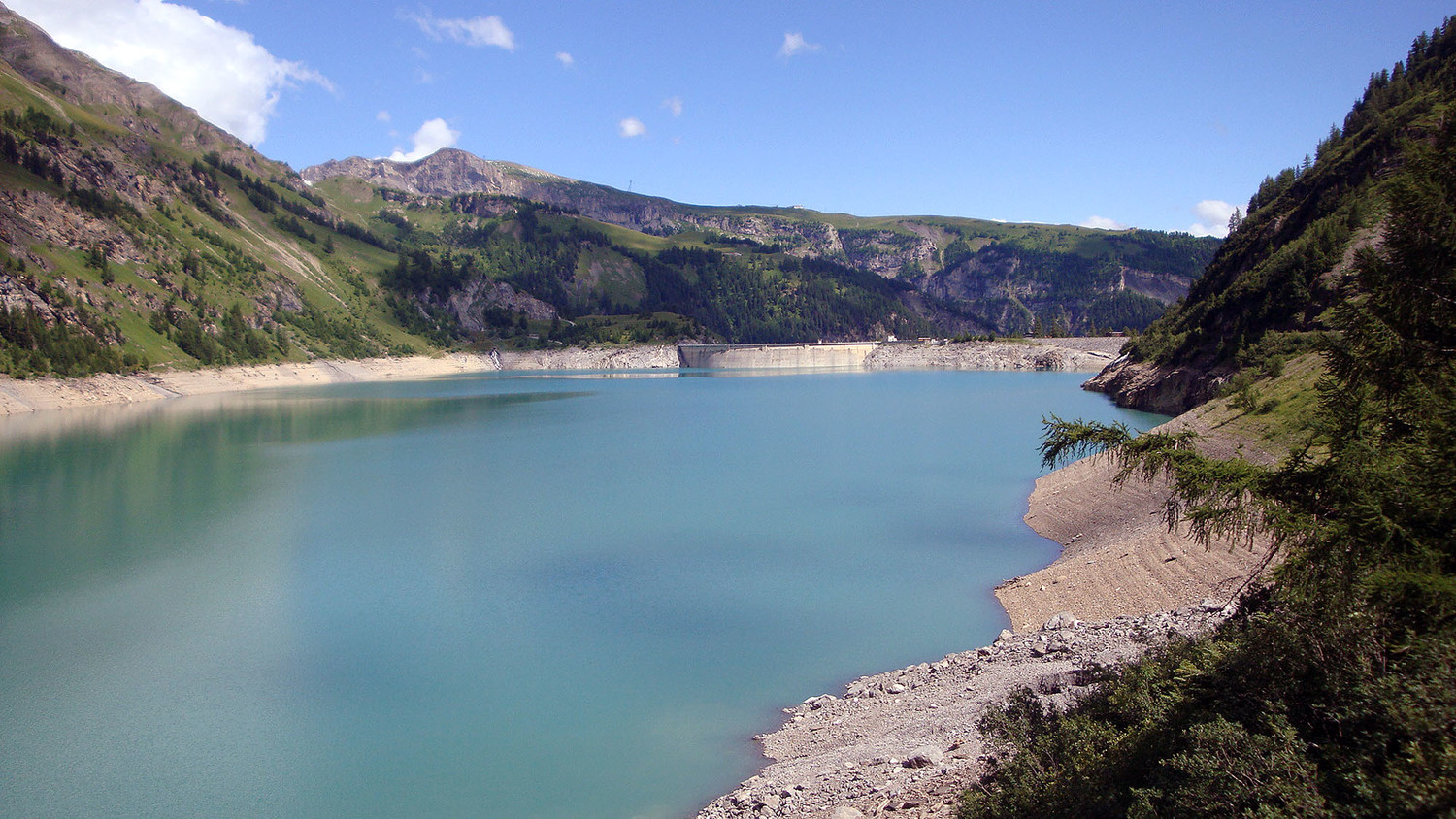 Lac-barrage de Tseuzier