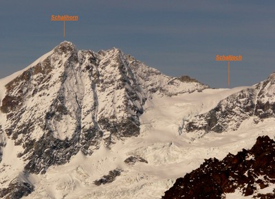 Schalihorn - arête N Schalihorn - arête N