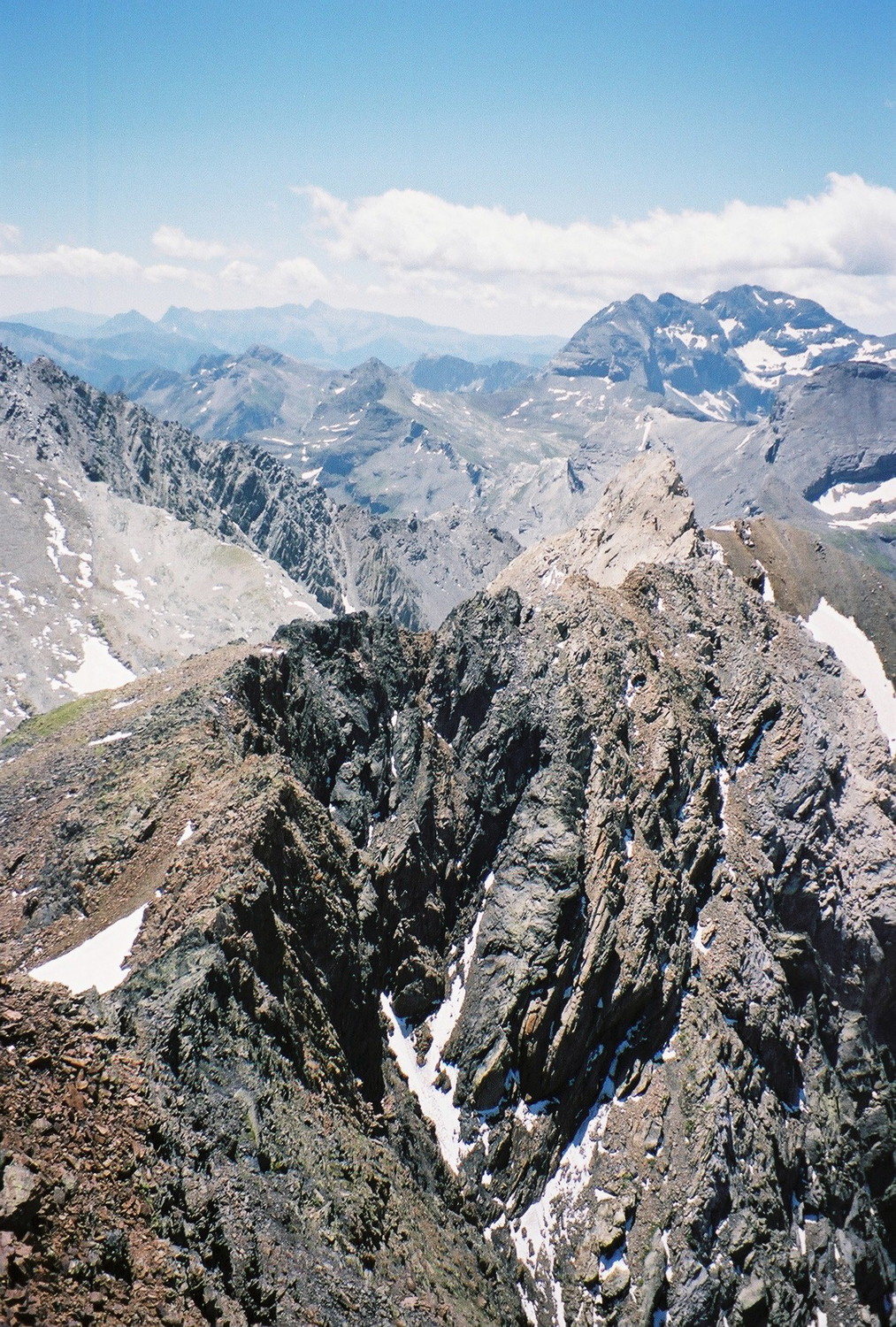 L'arête du sommet du Badet