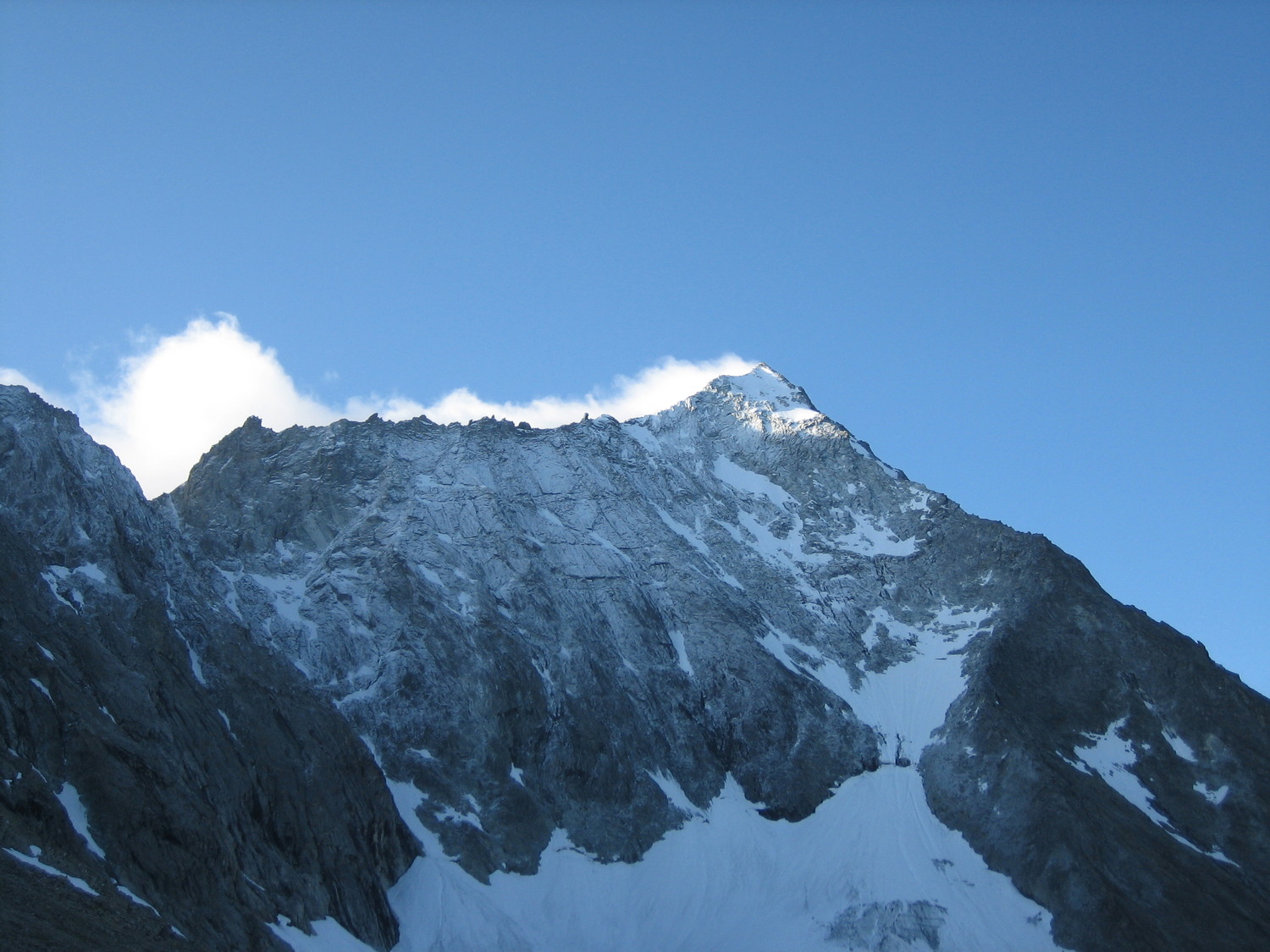 Blanche de Perroc depuis le col de Tsarmine