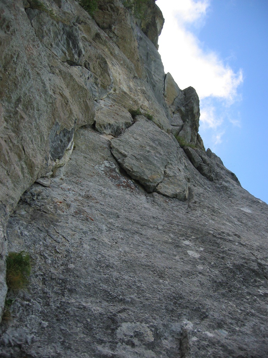 Départ de l'arête SW des Cornettes de Bise