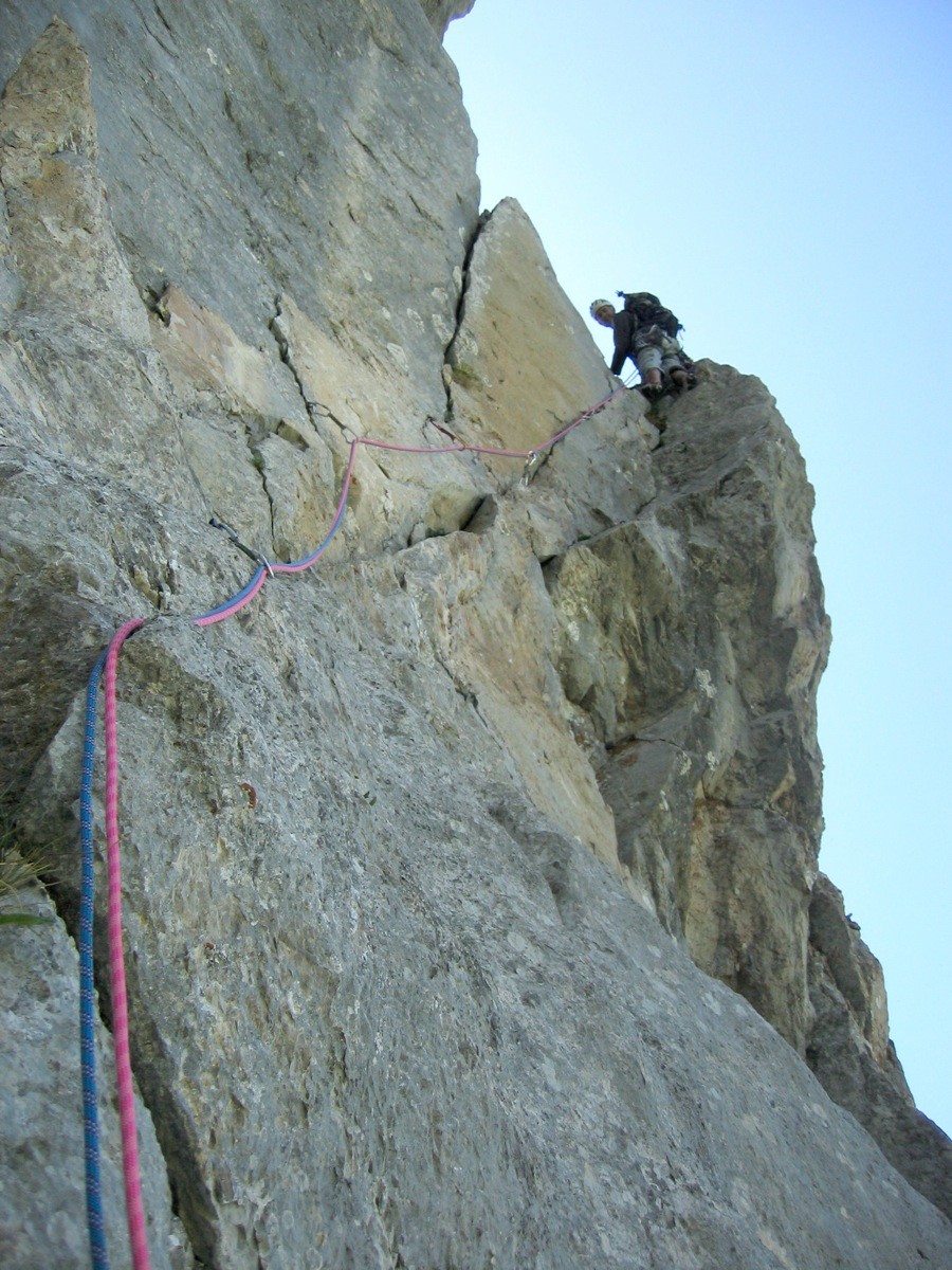 L2 de l'arête SW des Cornettes de Bise