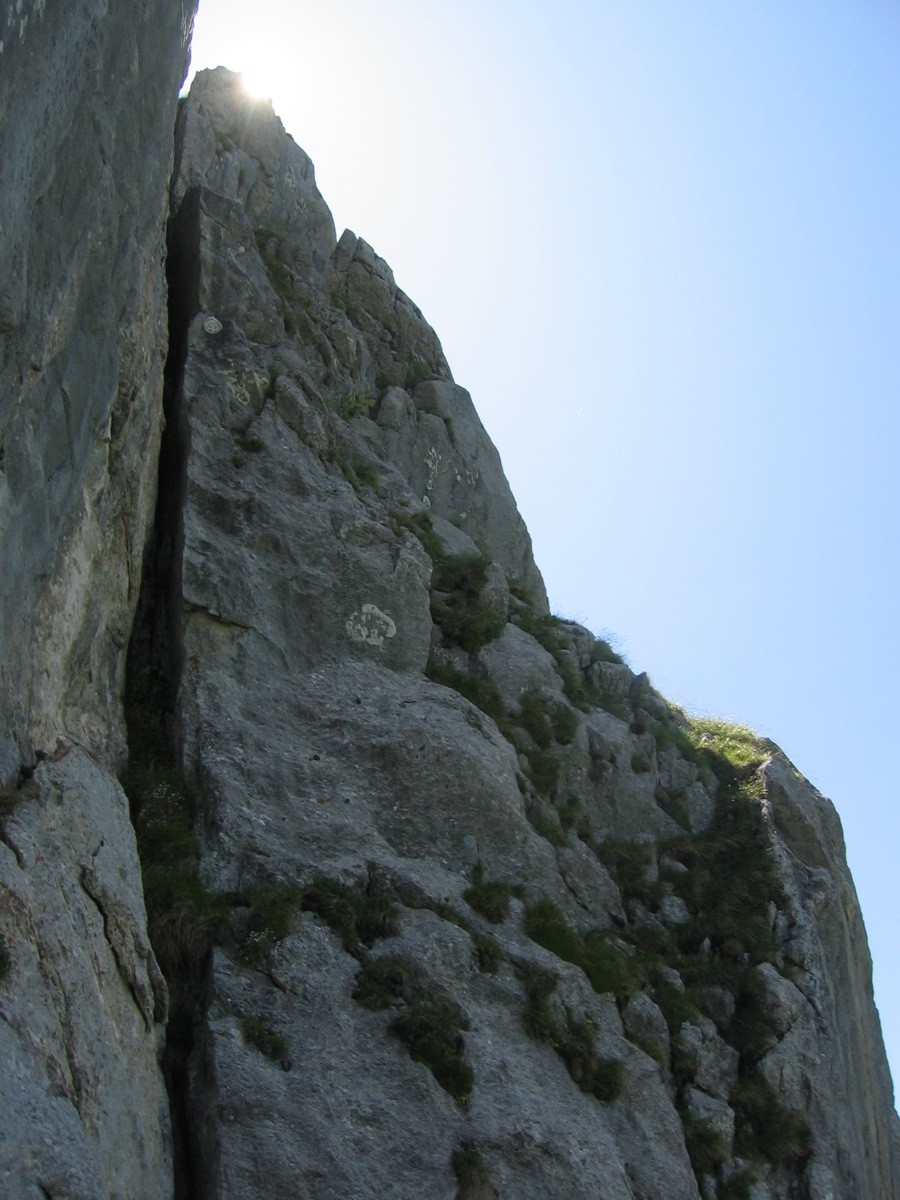 L3 de l'arête SW des Cornettes de Bise