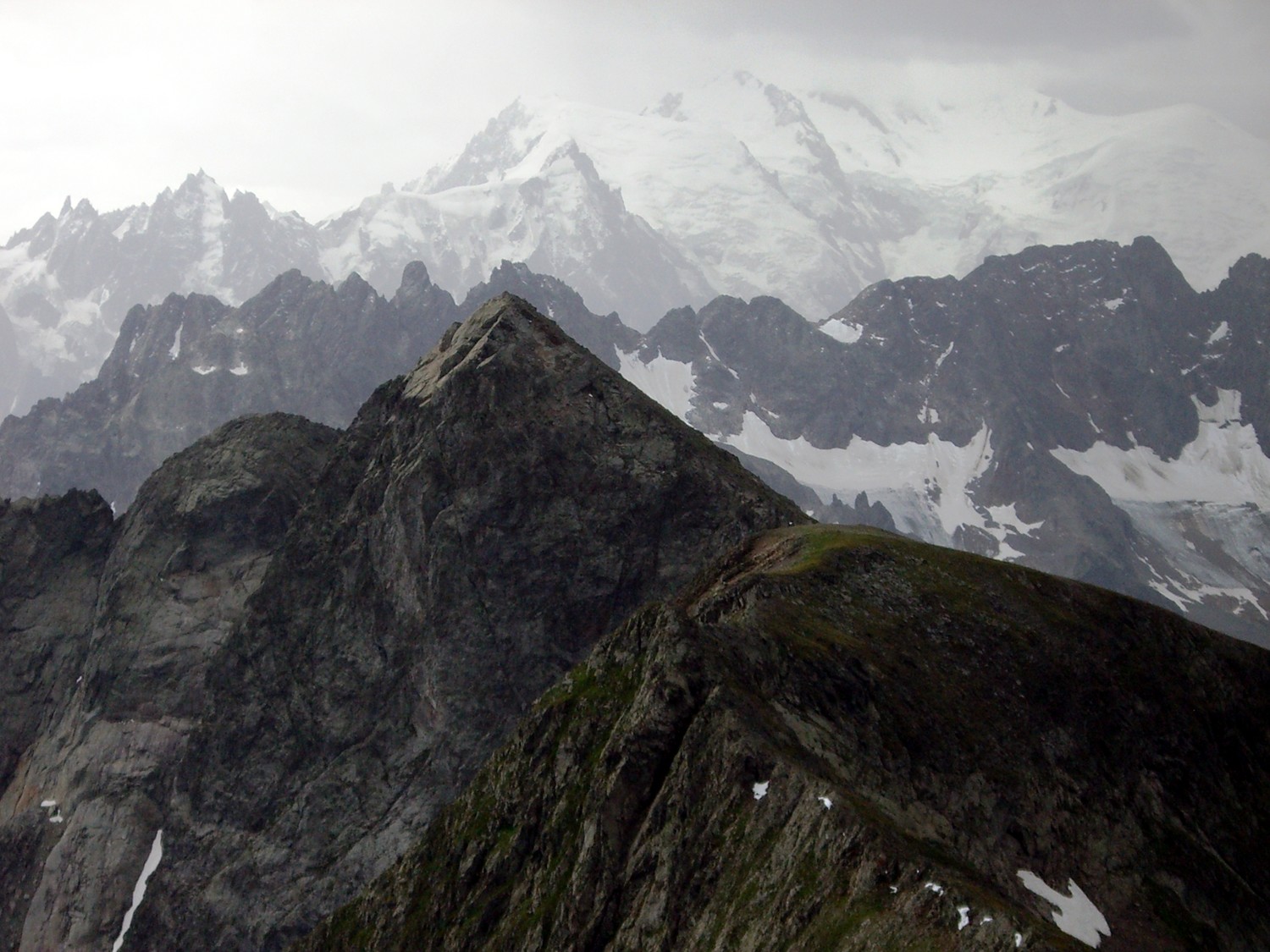 Aiguille de Loriaz depuis la Pte de la Terrasse