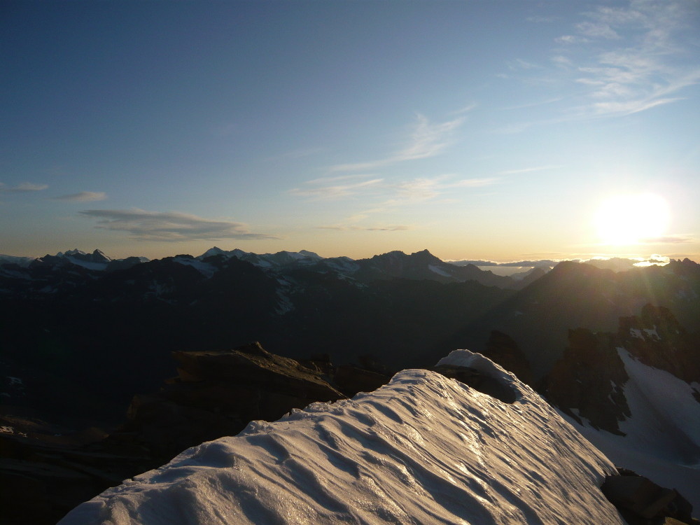 Petit couché de soleil au bivouac
