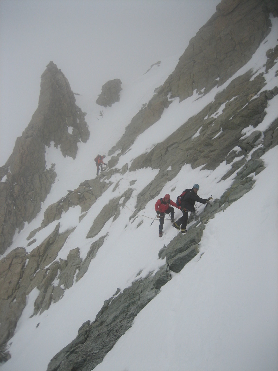 Traversée sous le Grand gendarme