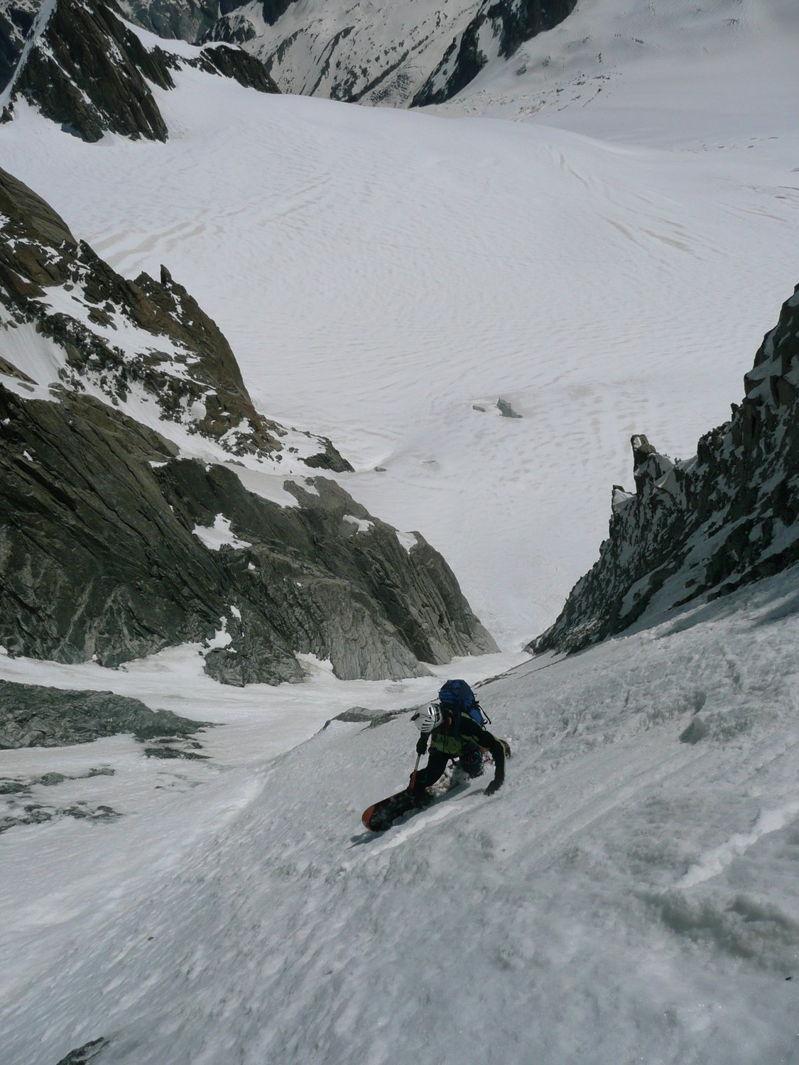 Le haut du couloir, un sacré tobogan