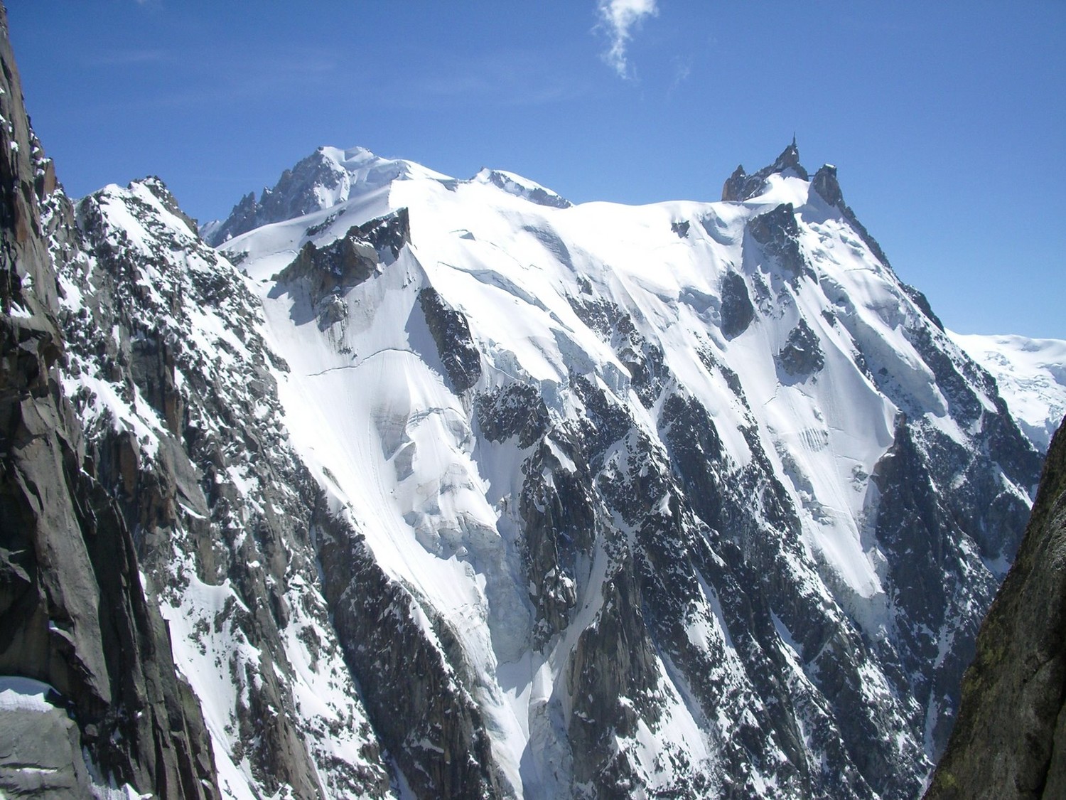 Midi Plan et face N de l'Aiguille du Midi