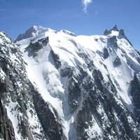 Midi Plan et face N de l'Aiguille du Midi