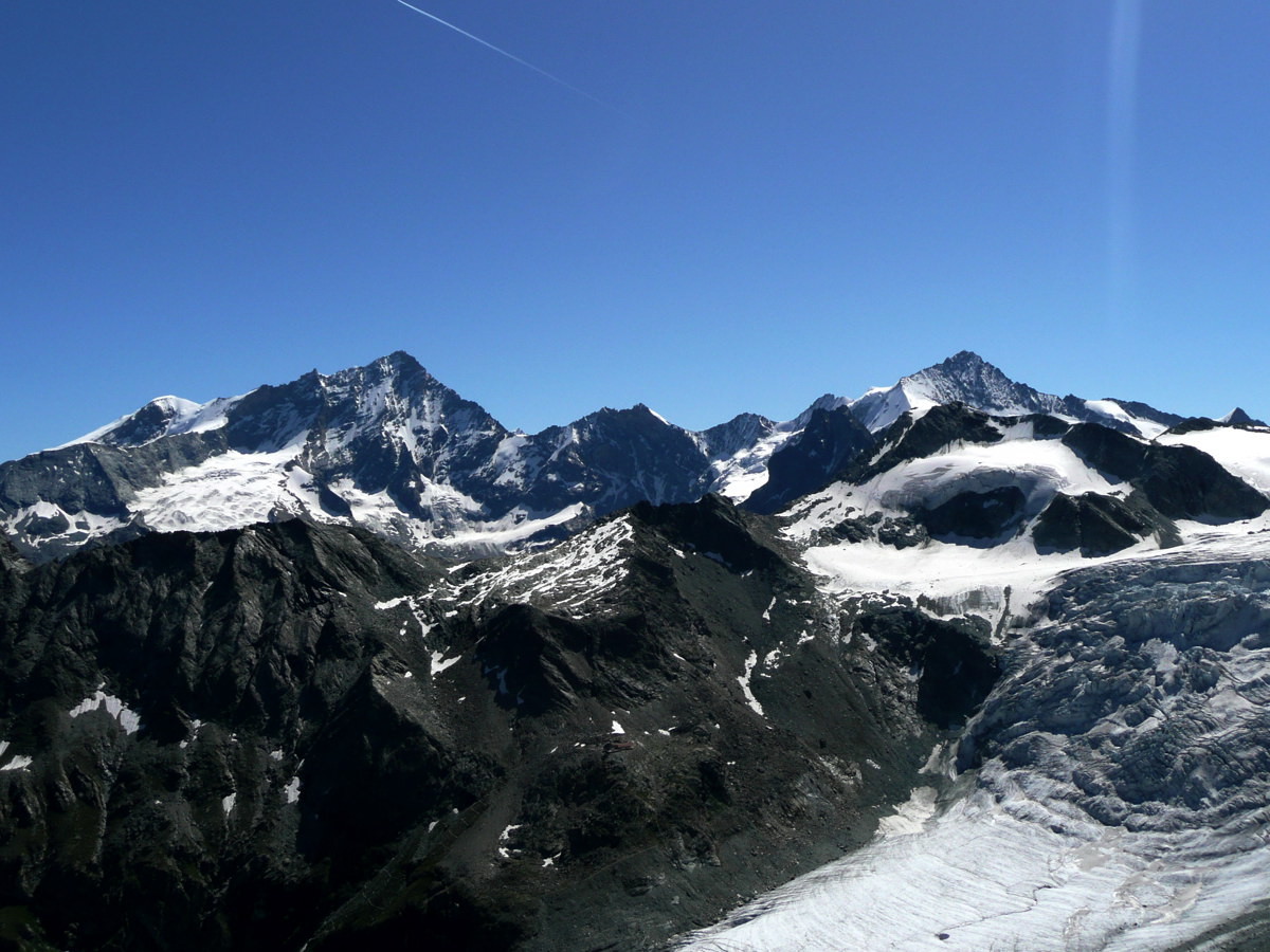 Weisshorn vu des arêtes de Breona