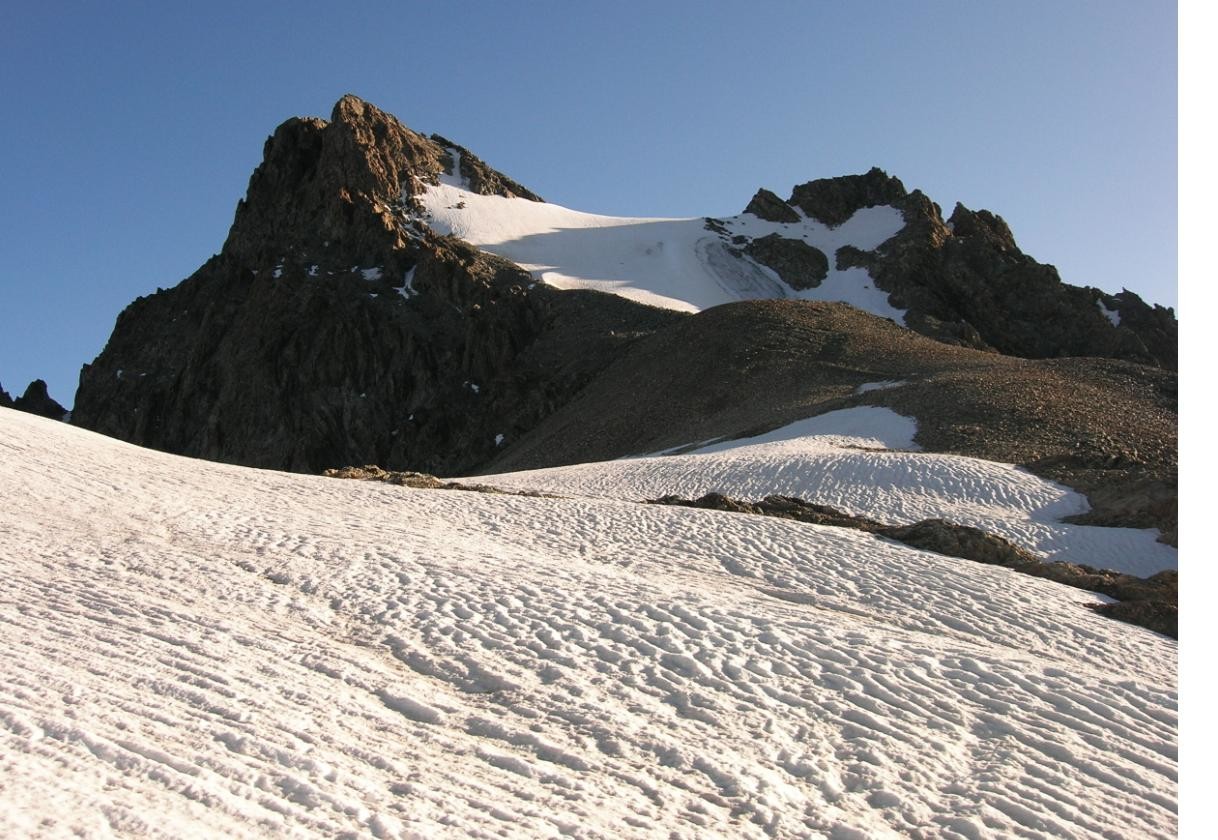 depuis la sortie des vires jusqu'au sommet